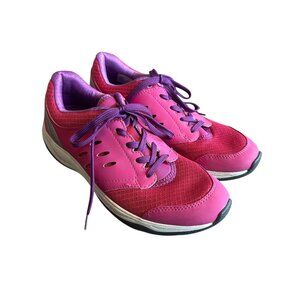 Vionic Venture Training Tennis Shoes Sneakers Casual Lace Up Pink Size 8 Women's